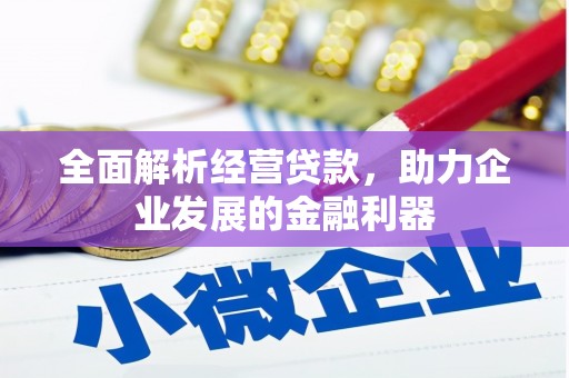 荣成全面解析经营贷款，助力企业发展的金融利器