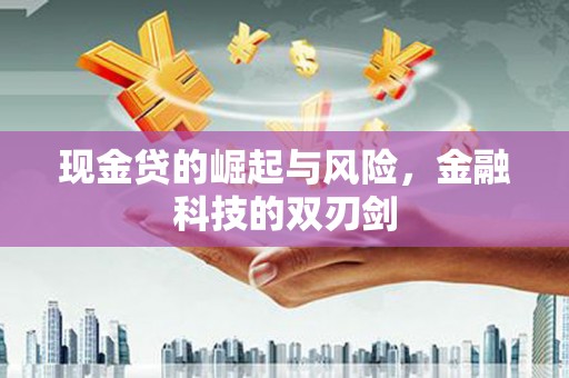 荣成现金贷的崛起与风险，金融科技的双刃剑