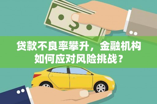荣成贷款不良率攀升，金融机构如何应对风险挑战？