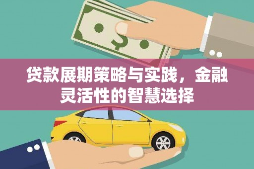 荣成贷款展期策略与实践，金融灵活性的智慧选择