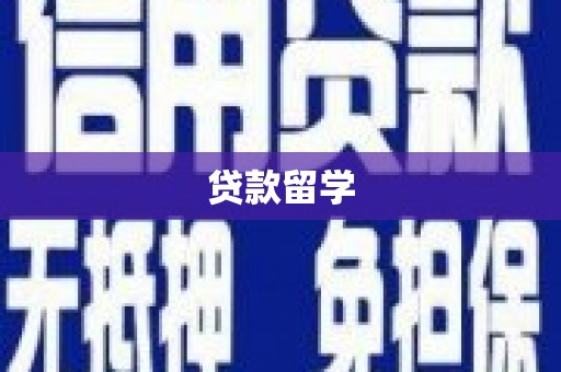 荣成贷款留学