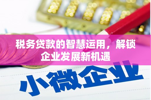 荣成税务贷款的智慧运用，解锁企业发展新机遇